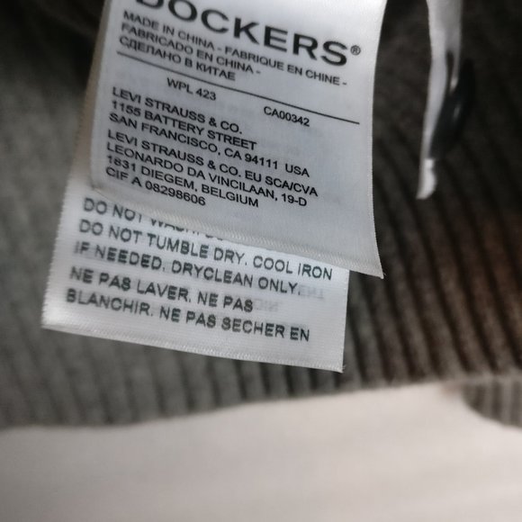 Classic Shawl Collar sweater gray long sleeve sweater size XL - Picture 9 of 10